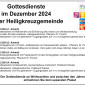 Gottesdienste im Dezember 2024